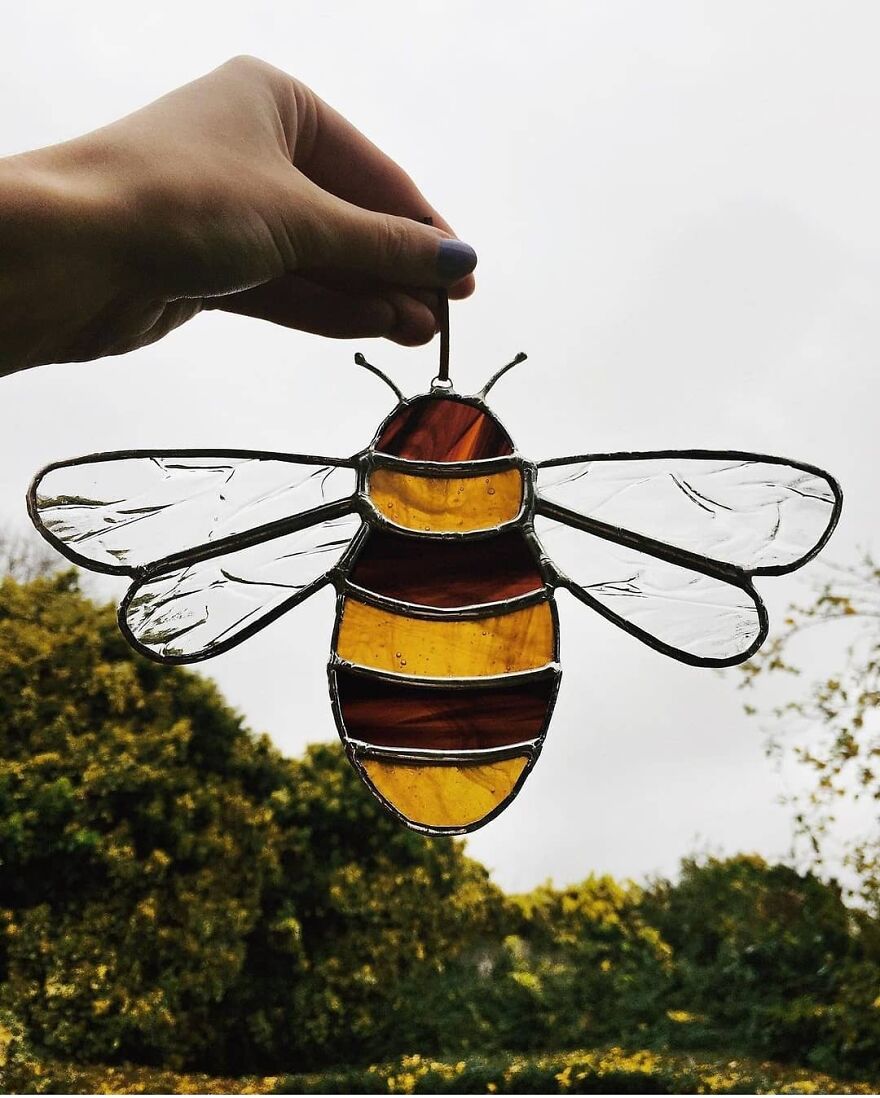 I Turned My Passion For Stained Glass Into A Business And I Recently Made My Biggest Stained Glass Panel Yet