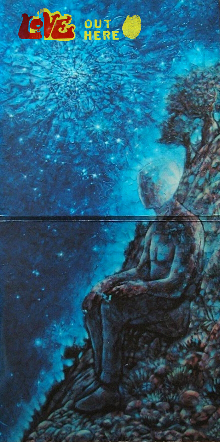 Front And Back Cover Of "Out Here" Album By Love By Burt Shonberg