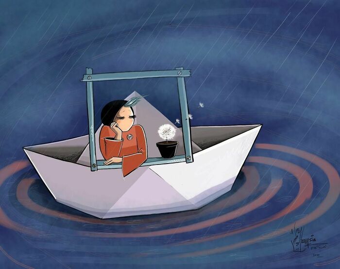 And Done, Series: 2020
waiting/ منتظر
#wishes #qurantinelife #stress #difficulties #waiting #fear #anxiety #mentalhealth #thinking #hope #fog #paper #boat #boatlife #dandelion #window #world #war #peace #artwork #digitalart #applepencil #artistsoninstagram #afghanartist #art #refugees #ocean #2020 #2020goals