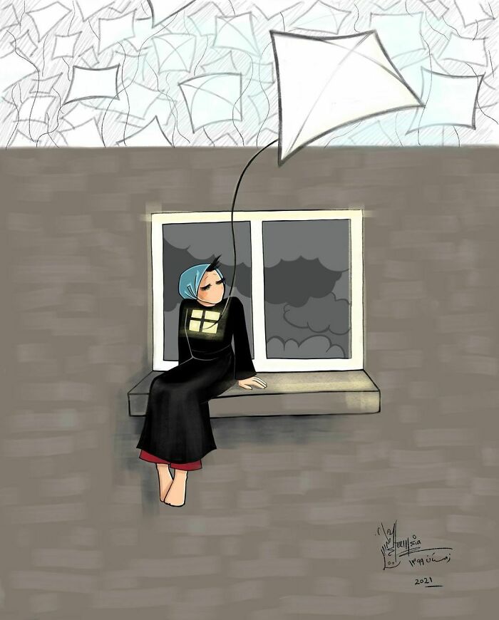 Under The City’s Sky/ زير آسمان شهر
#window #wishes #hope #heart #freedom #peace #flying #dreaming #past #future #people #life #time #waiting #light #clouds #positivevibes #artwork #artist #artistsoninstagram #afghanartist #painting #digitalart #2021 #هنر #هنرمند #نقاشي #آزادي #صلح