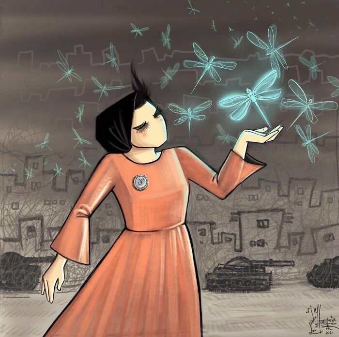 Dragonfly Is A Symbol Of Change And Happiness. It Teaches Us To Love Life And Be Happy Amidst Difficulties.
سنجاقك براي من نمادي از تغيير مثبت و اميد است.
#dragonfly #hope #positive #change #positivevibes #luck #happiness #light #blue #artwork #painting #art #digitalart #warzone #afghanistan #homeland #kabul #wish #peace #waiting #artist #artistsoninstagram #artofinstagram #afghanartist #woman #human #people #war #darkness #هنر