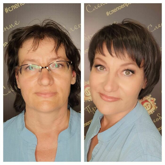 Наталья, Приехала К Нам Из Курска ,решила Многое Поменять В Жизни, Начала С Себя)над Образом Работали;парикмахер Ольга Тарасова @stilist_o_tarasova ,визажист И Автор Проекта Оксана Трунова @oxanatrunovamakeup ,запись По Тел.4842 20-22-66. #академиятруновой #слепоепреображение #допосле #меняйсяклучшему #визажист #стилист #макияж #стрижка #лифтингмакияж #hair #hairstylist #makeup #makeupartist #калуга #москва #курск