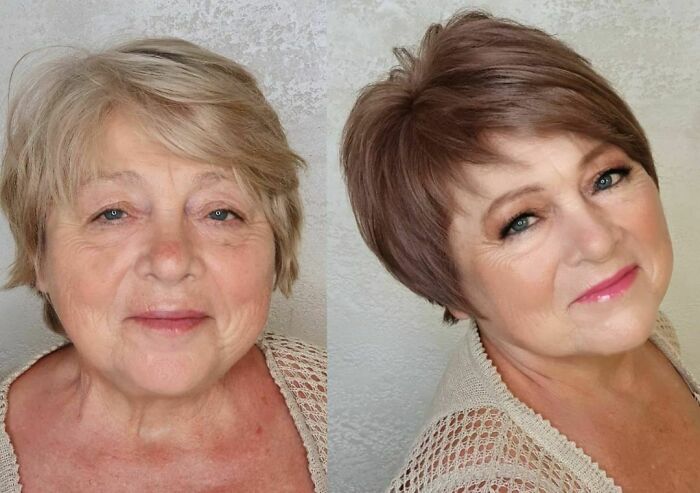 Ольга Из Калининграда, Получила #слепоепреображение В Качестве Подарка От Своей Любимой Невестки Натальи ,которая Живёт В Германии .над Образом Работали;парикмахер Ольга Тарасова @stilist_o_tarasova ,визажист И Автор Проекта Оксана Трунова @oxanatrunovamakeup .
#слепоепреображение #академиятруновой #допосле #меняйсяклучшему #визажисттрунова #стилисттарасова #стрижкапосле50 #лифтингмакияж #hair #hairstylist #makeup #makeupartist