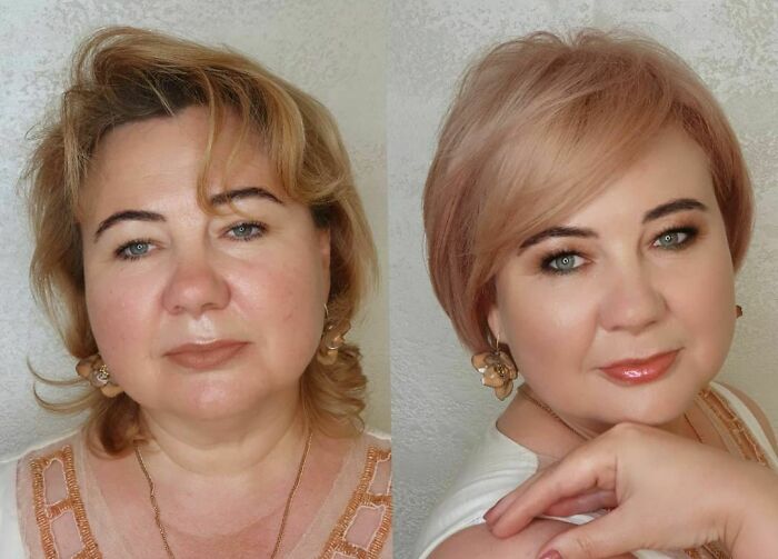 Галина Из Калининграда, Очень Женственная И Обаятельная,наша Задача Была Подчеркнуть Все Эти Достоинства)над Образом Работали;парикмахер Ольга Тарасова @stilist_o_tarasova ,визажист И Автор Проекта Оксана Трунова @oxanatrunovamakeup ,запись По Тел.4842 20-22-66. #слепоепреображение #допосле #меняйсяклучшему #калуга #москва #калининград #hair #hairstylist #makeup #makeupartist #стильнаястрижка #окрашиваниеволос #макияж #лифтингмакияж