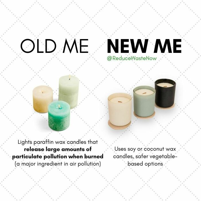 Follow @reducewastenow For Easy, Actionable Ways You Can Help The Environment!
would You Try This? 🌎
tag Someone Who’d Find This Surprising!
did You Know That Paraffin Wax Is “A Petroleum By-Product Of Crude Oil, And Emit Large Amounts Of Particulate Pollution When Burned” (Src: @guardian)
candles That Have Wax Made From Coconut, Soy, Or Beeswax Are Awesome Alternatives! 🕯
click The Link In Bio To Shop Sustainable Alternatives To Everyday Products!
#reducewastenow
source: The Guardian
you Can Copy And Paste The Link On Desktop 👇
https://Www.theguardian.com/Environment/2011/Nov/27/Lucy-Siegle-Candle-Wax-Ethical
#zerowaste #plasticfree #ecofriendly #noplastic #recycle #plasticfreejuly #savetheplanet #nomoreplastic #reuse #sustainableliving #lesswaste #plasticwaste #lessplastic #nowaste #green #zerowastelifestyle #zerowastehome #plasticpollution #earthfriendly #candles