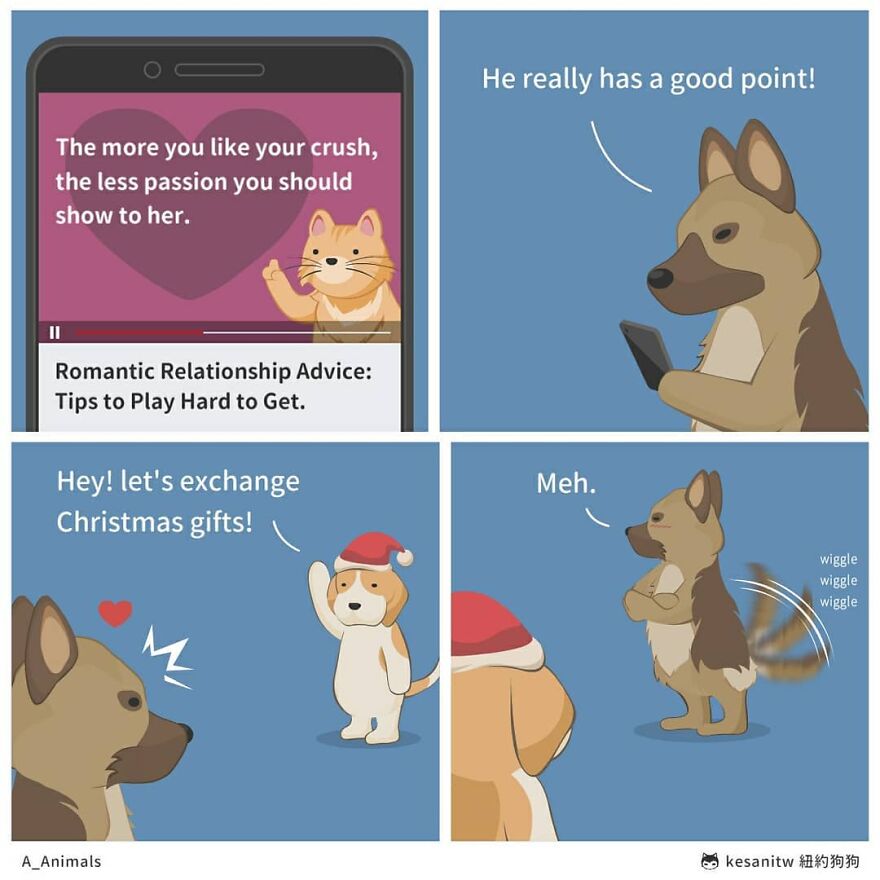 Chinese Artist Makes Adorable Comics Showing How Animals Would Act Like Humans