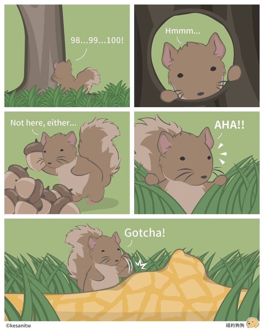 Chinese Artist Makes Adorable Comics Showing How Animals Would Act Like Humans