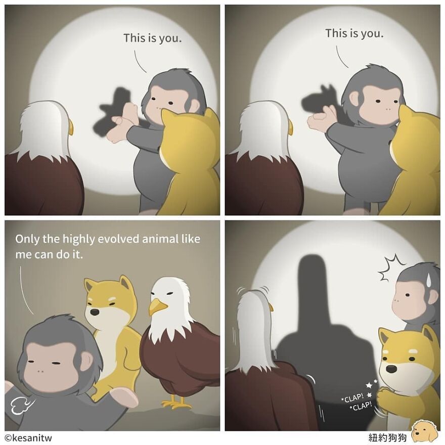 Chinese Artist Makes Adorable Comics Showing How Animals Would Act Like Humans