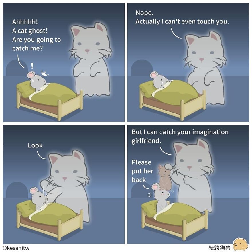 Chinese Artist Makes Adorable Comics Showing How Animals Would Act Like Humans