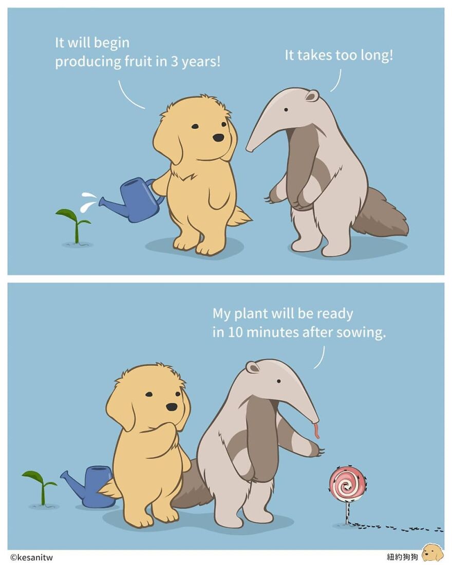 Chinese Artist Makes Adorable Comics Showing How Animals Would Act Like Humans