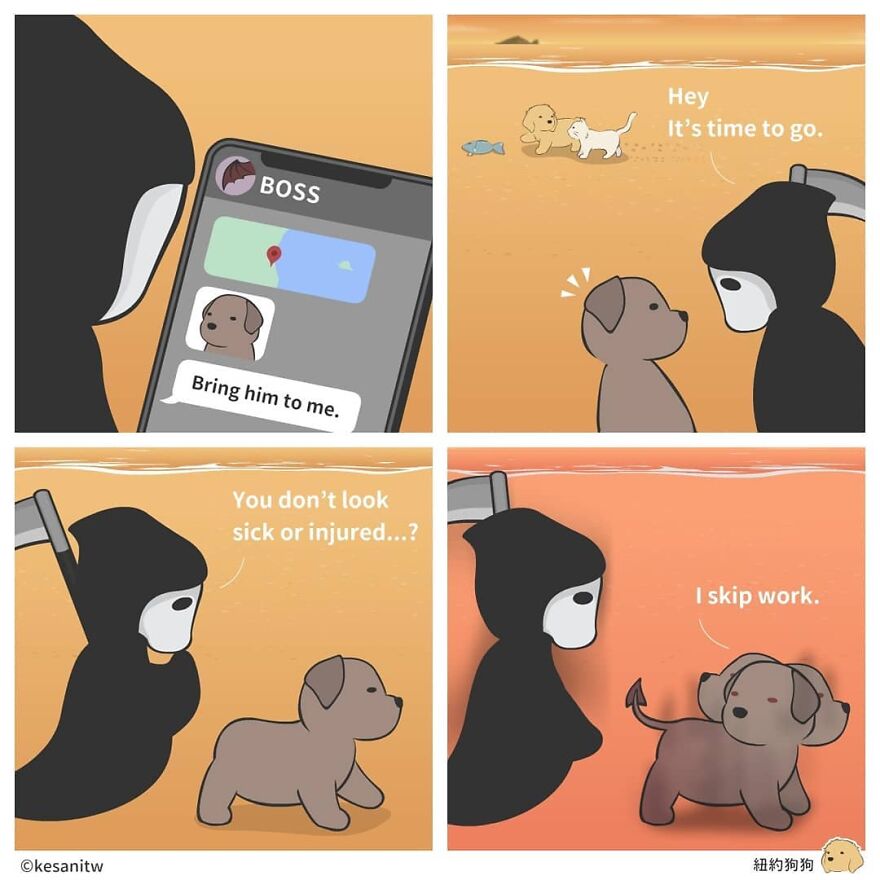 Chinese Artist Makes Adorable Comics Showing How Animals Would Act Like Humans