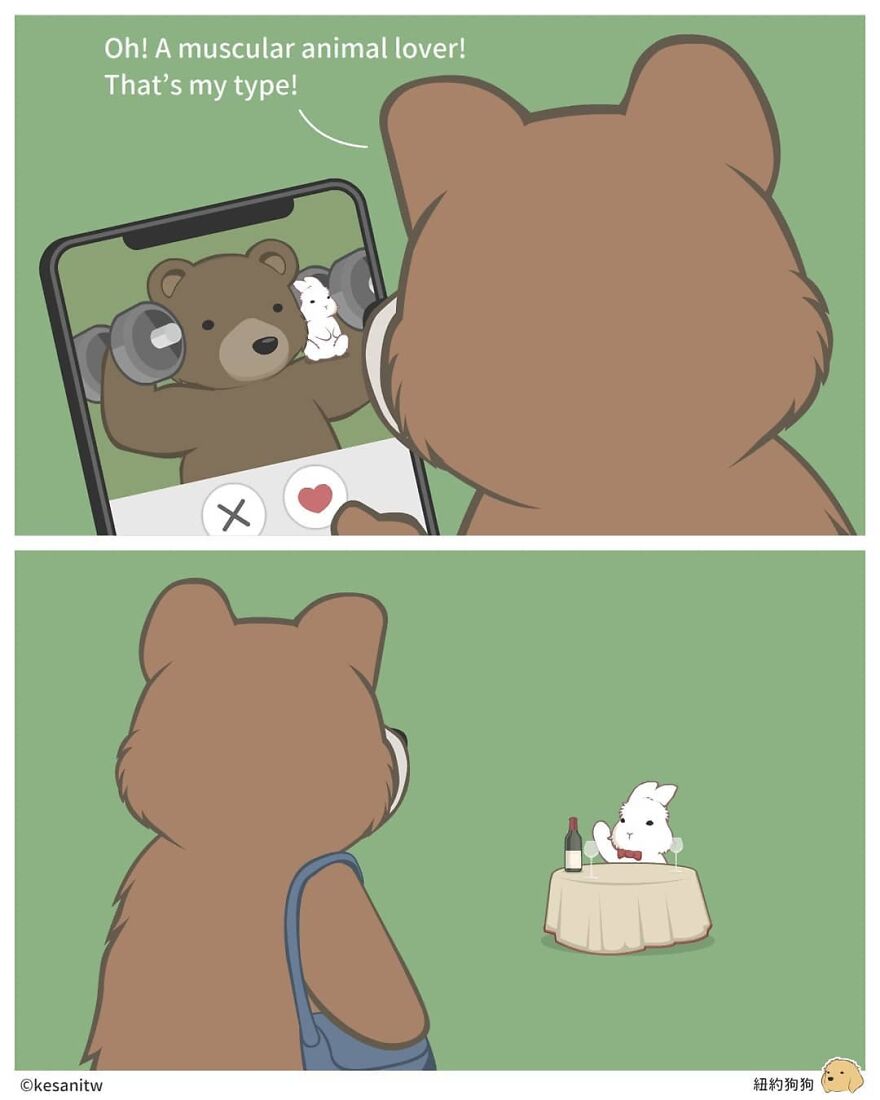 Chinese Artist Makes Adorable Comics Showing How Animals Would Act Like Humans