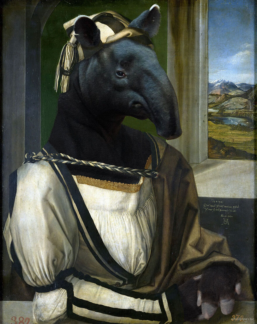 Digital Artists Were Challenged To Turn Animals Into Renaissance Paintings And Here Are The Top 20