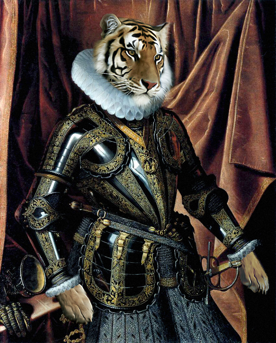 Digital Artists Were Challenged To Turn Animals Into Renaissance Paintings And Here Are The Top 20