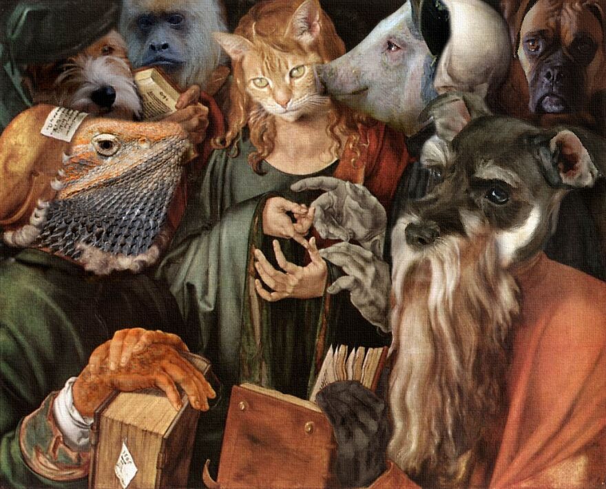 Digital Artists Were Challenged To Turn Animals Into Renaissance Paintings And Here Are The Top 20