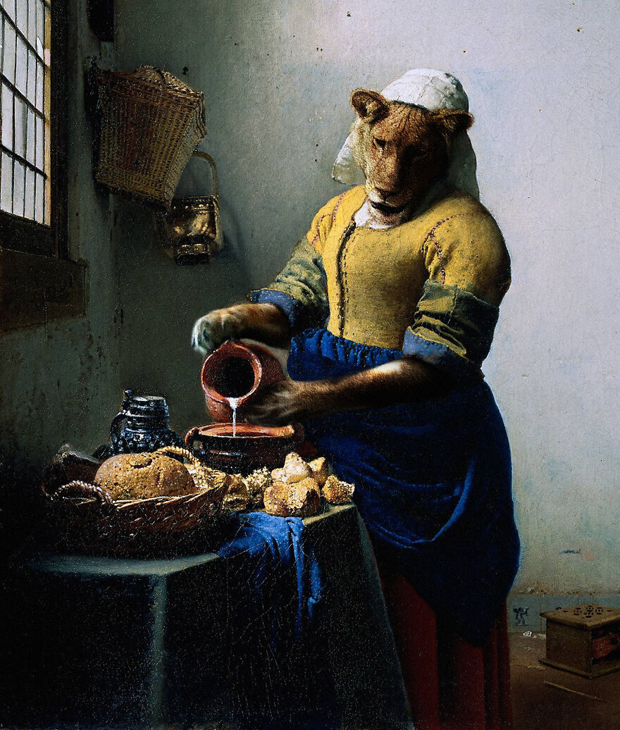 Digital Artists Were Challenged To Turn Animals Into Renaissance Paintings And Here Are The Top 20