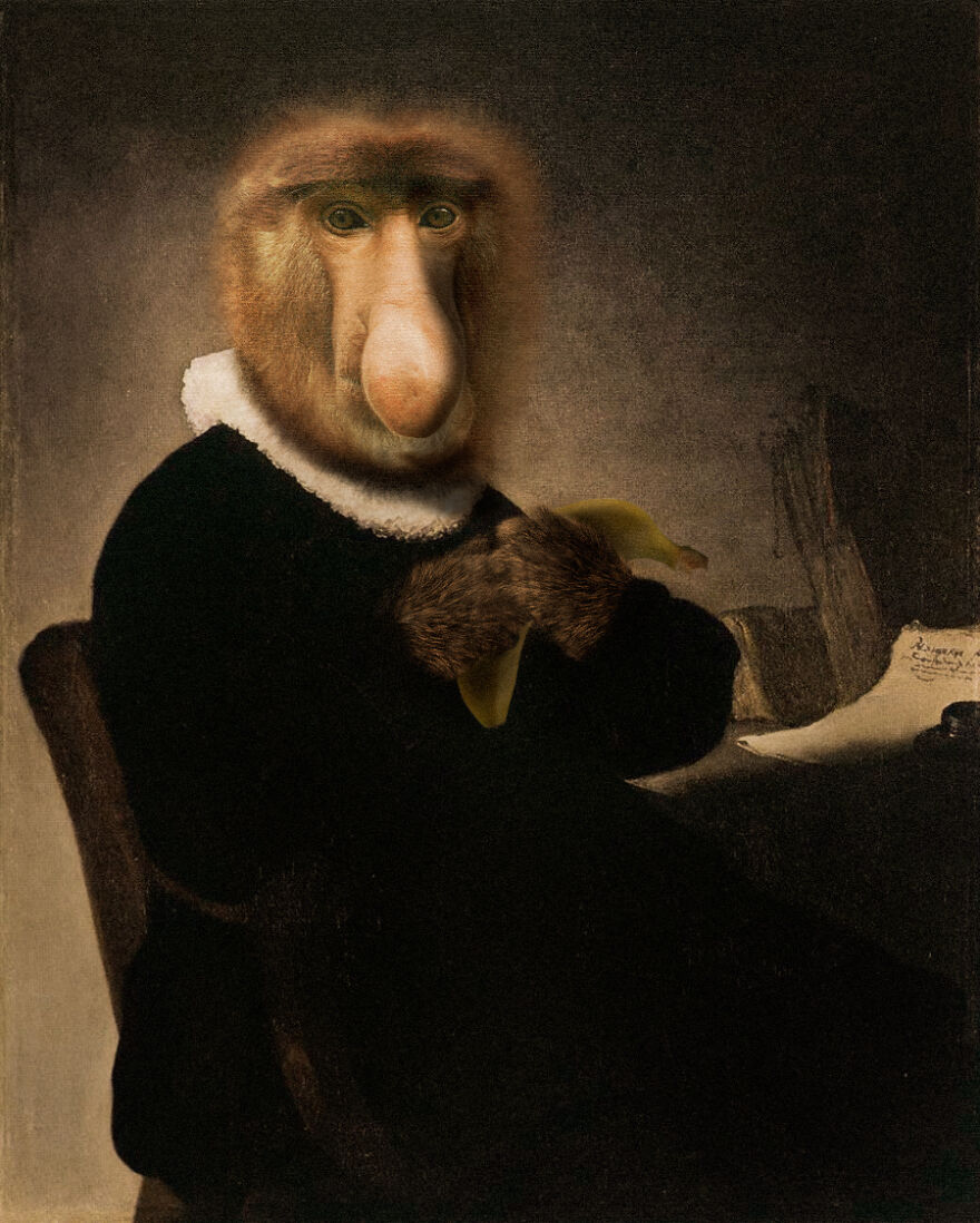 Digital Artists Were Challenged To Turn Animals Into Renaissance Paintings And Here Are The Top 20