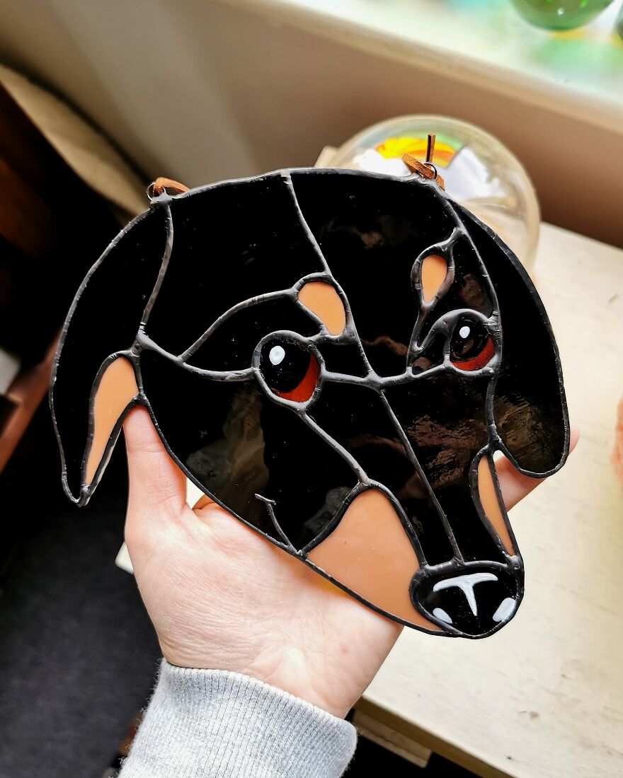 I Turned My Passion For Stained Glass Into A Business And I Recently Made My Biggest Stained Glass Panel Yet