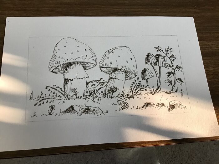 Frog With Friends , I Might Colour It Later......