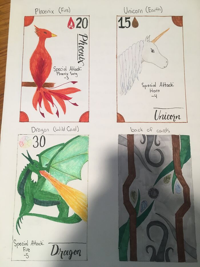 Card Designs For A Game I Want To Make