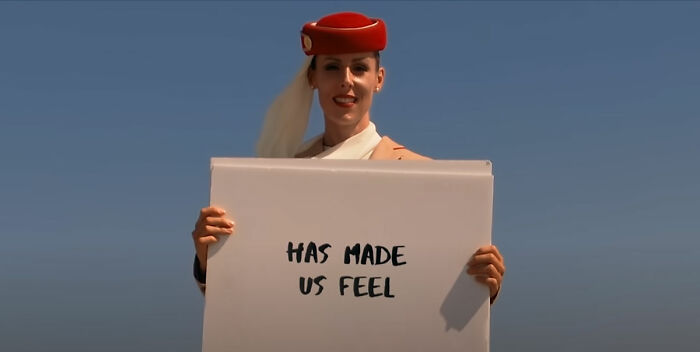 Emirates Ad Of A 'Flight Attendant' Standing On Top Of Burj Khalifa Is As Real As It Could Get As Airline Reveals How It Was Shot Emirates Ad Of A 'Flight Attendant' Standing On Top Of Burj Khalifa Is As Real As It Could Get As Airline Reveals How It Was Shot