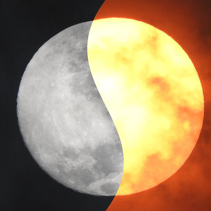 Moonlight And Sun (During Victoria’s Bushfire Season)