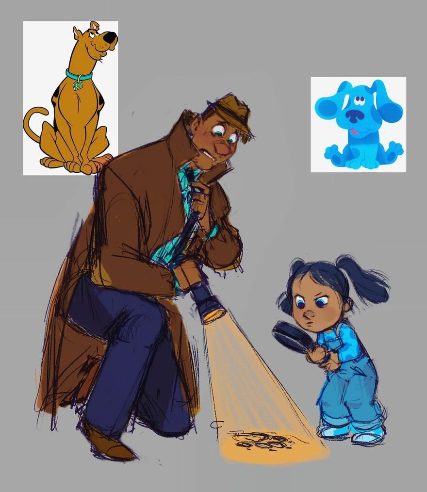 Famous Humanized Cartoon Characters By Shannon Lee