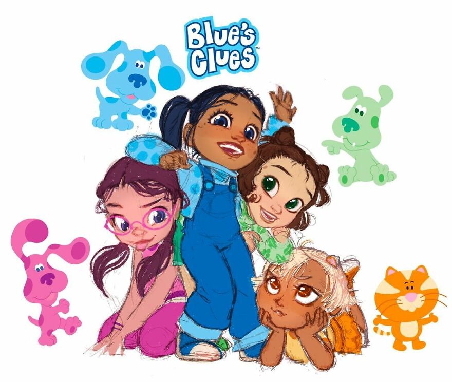 Famous Humanized Cartoon Characters By Shannon Lee