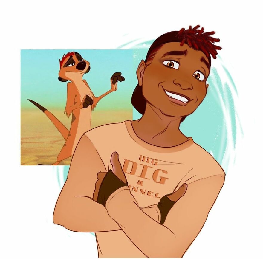 Famous Humanized Cartoon Characters By Shannon Lee