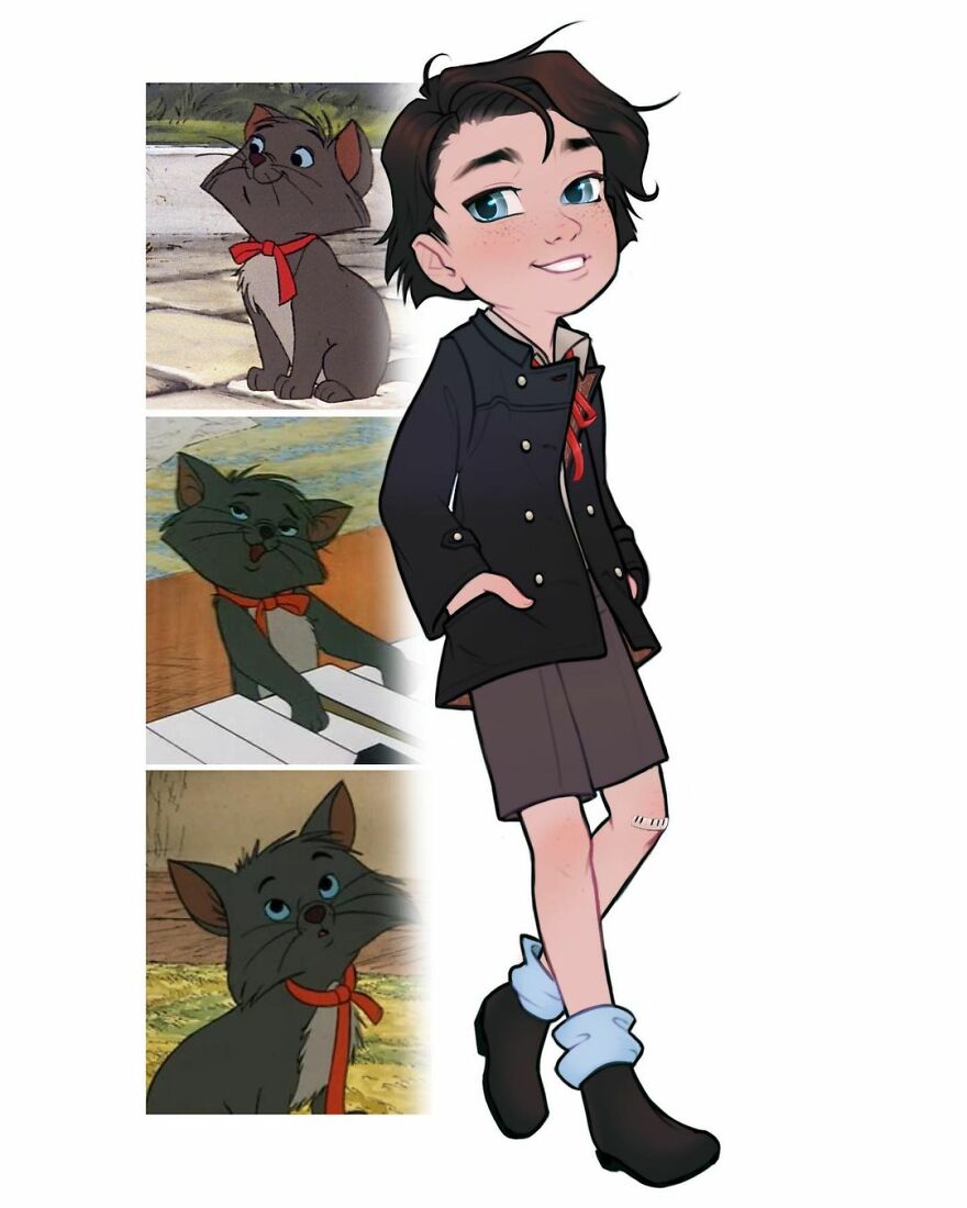 Famous Humanized Cartoon Characters By Shannon Lee