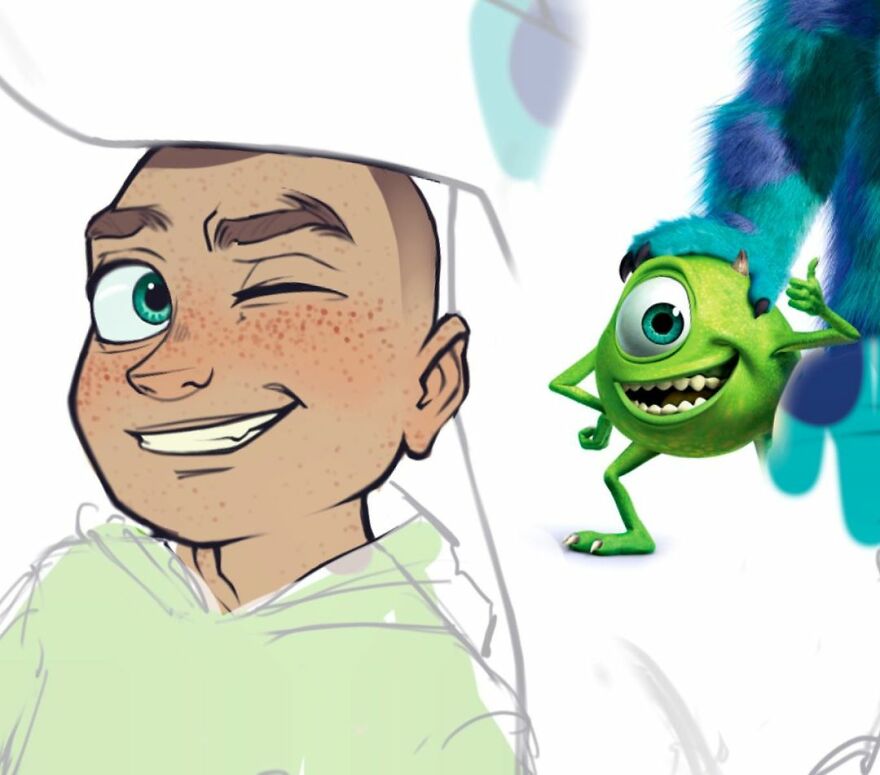 Famous Humanized Cartoon Characters By Shannon Lee