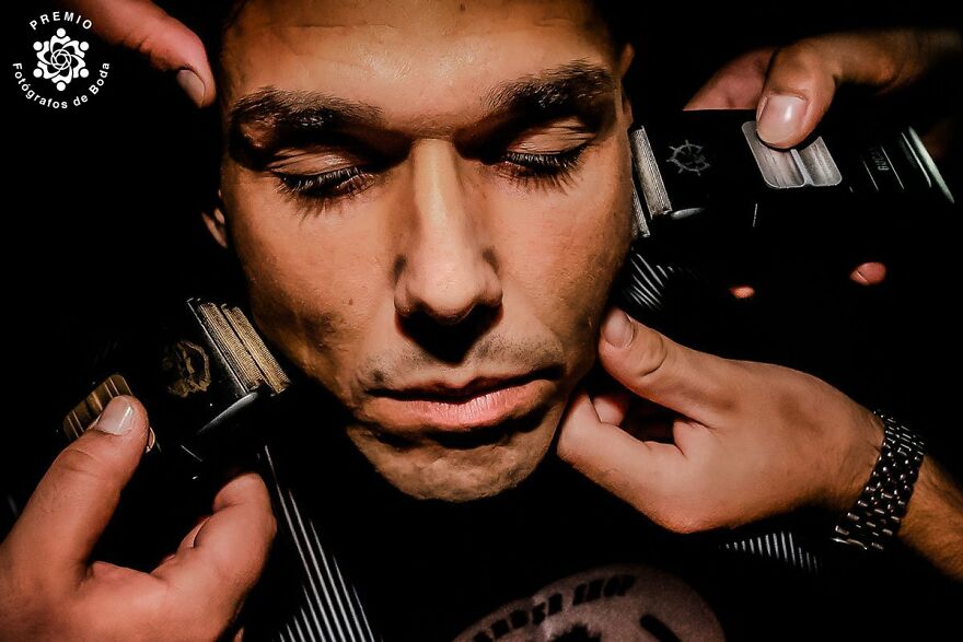 Groom Is Getting Well Shaved In This Click By Eduardo Blanco