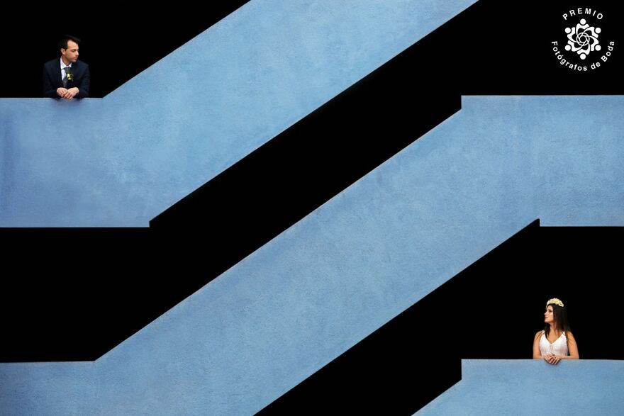 Artistic Portrait Of A Bride And Groom By Marc Prades