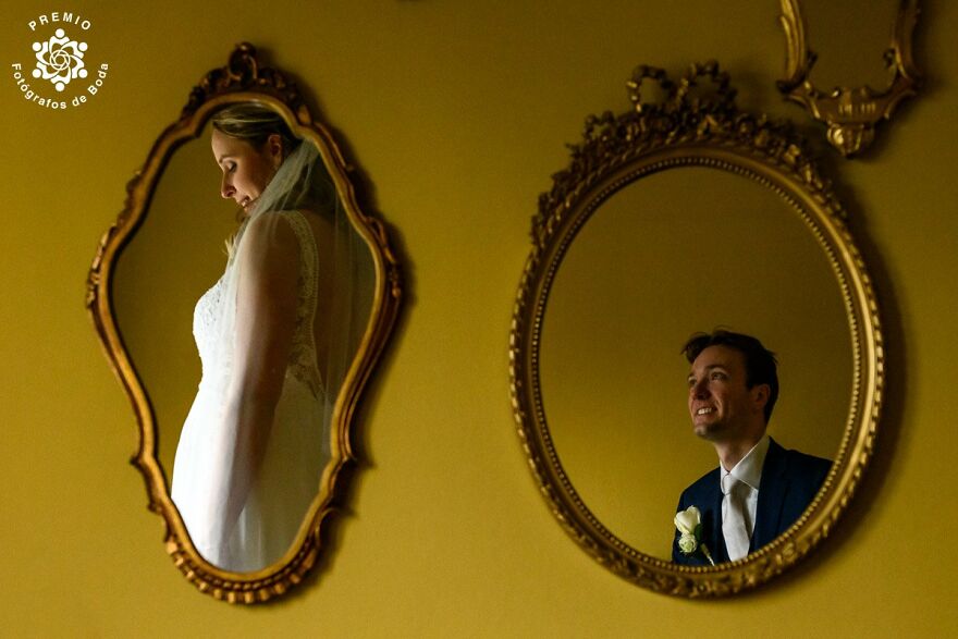 Sweet And Yellow Couple Portrait By Edward Hollander