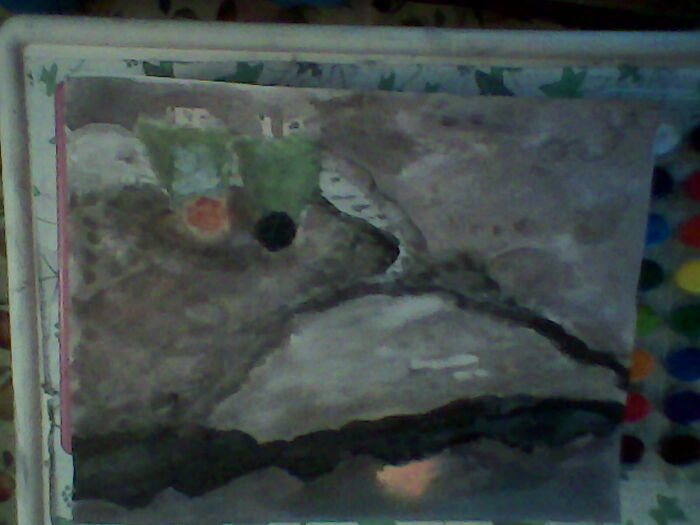 Sam And Frodo Looking At The Path To Mordor