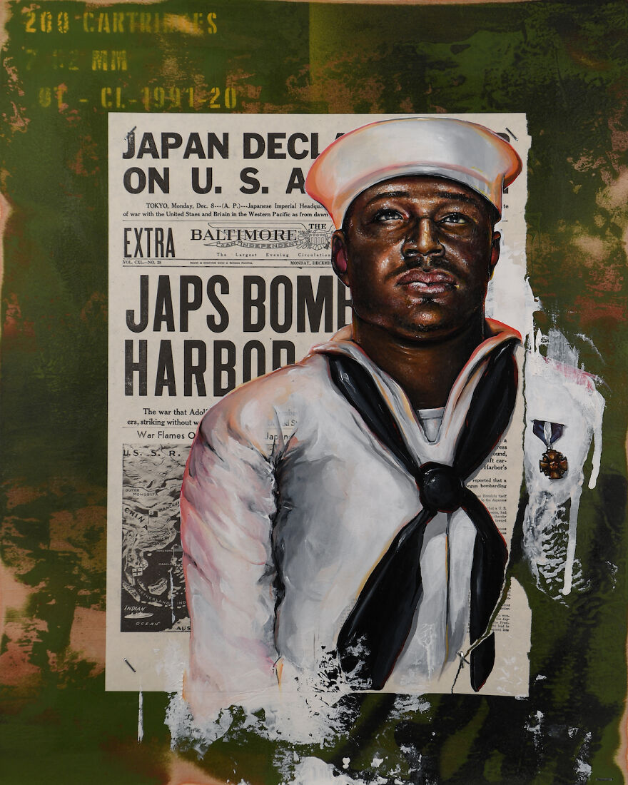 I Transform Wwii Headlines Into Pieces Of Historic Art (12 Pics) I Transform Wwii Headlines Into Pieces Of Historic Art (12 Pics)