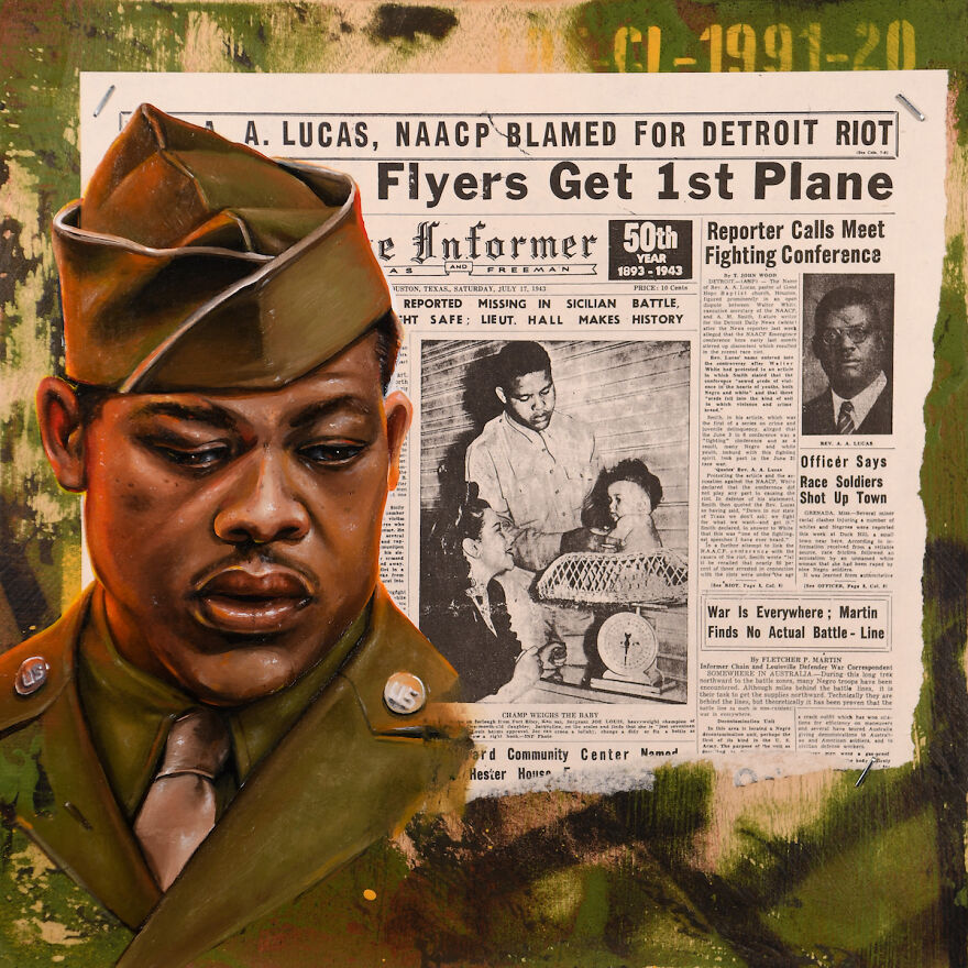 I Transform Wwii Headlines Into Pieces Of Historic Art (12 Pics)