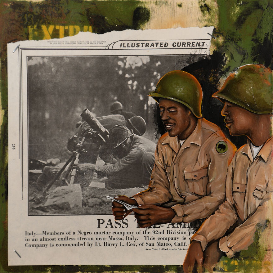 I Transform Wwii Headlines Into Pieces Of Historic Art (12 Pics) I Transform Wwii Headlines Into Pieces Of Historic Art (12 Pics)