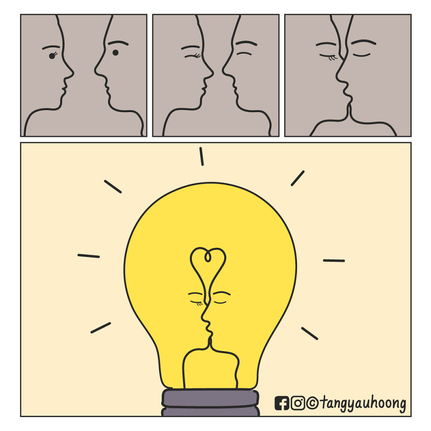 I Drew 23 Comics To Show How Unexpected Surprises Happen When We Look At Things Differently.