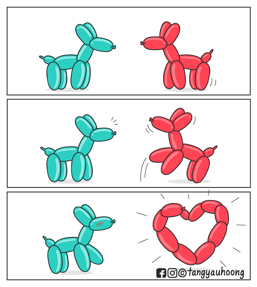 I Drew 23 Comics To Show How Unexpected Surprises Happen When We Look At Things Differently.