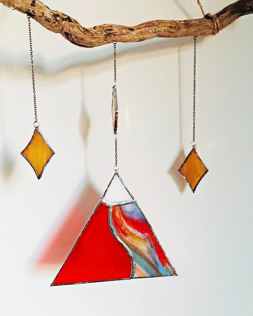 I Turned My Passion For Stained Glass Into A Business And I Recently Made My Biggest Stained Glass Panel Yet