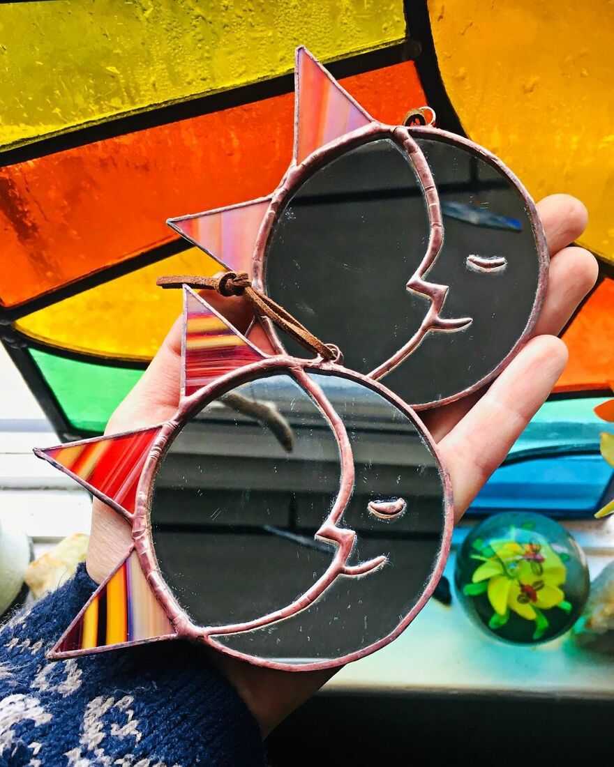 I Turned My Passion For Stained Glass Into A Business And I Recently Made My Biggest Stained Glass Panel Yet