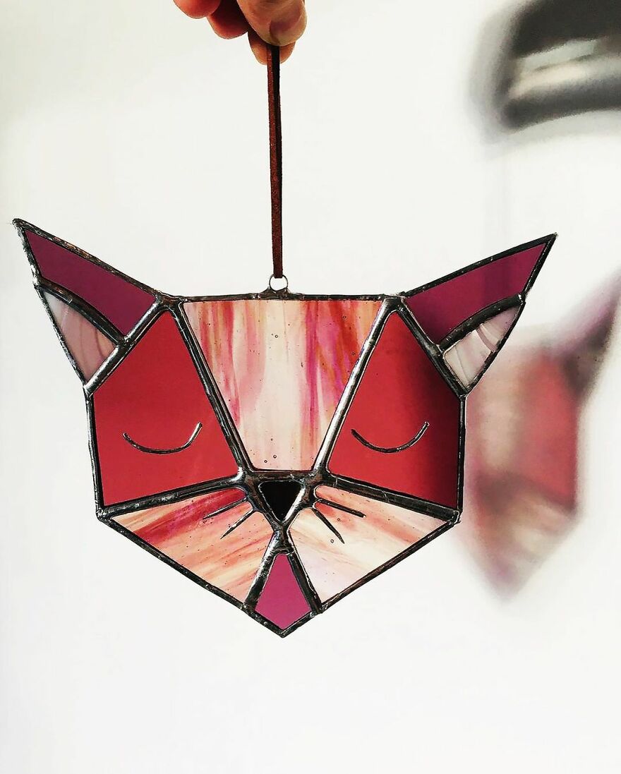 I Turned My Passion For Stained Glass Into A Business And I Recently Made My Biggest Stained Glass Panel Yet