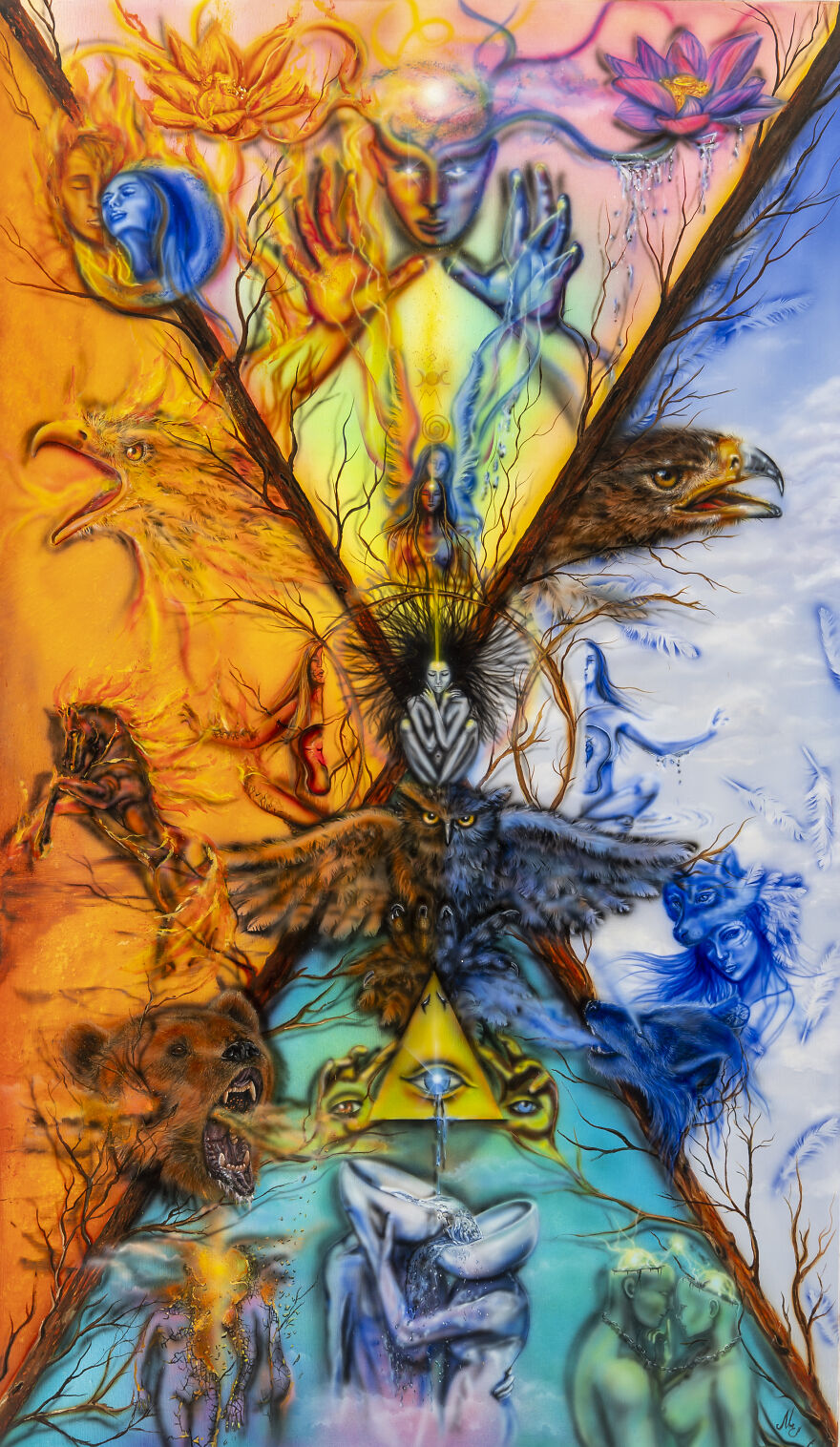 I Created Spiritual Paintings