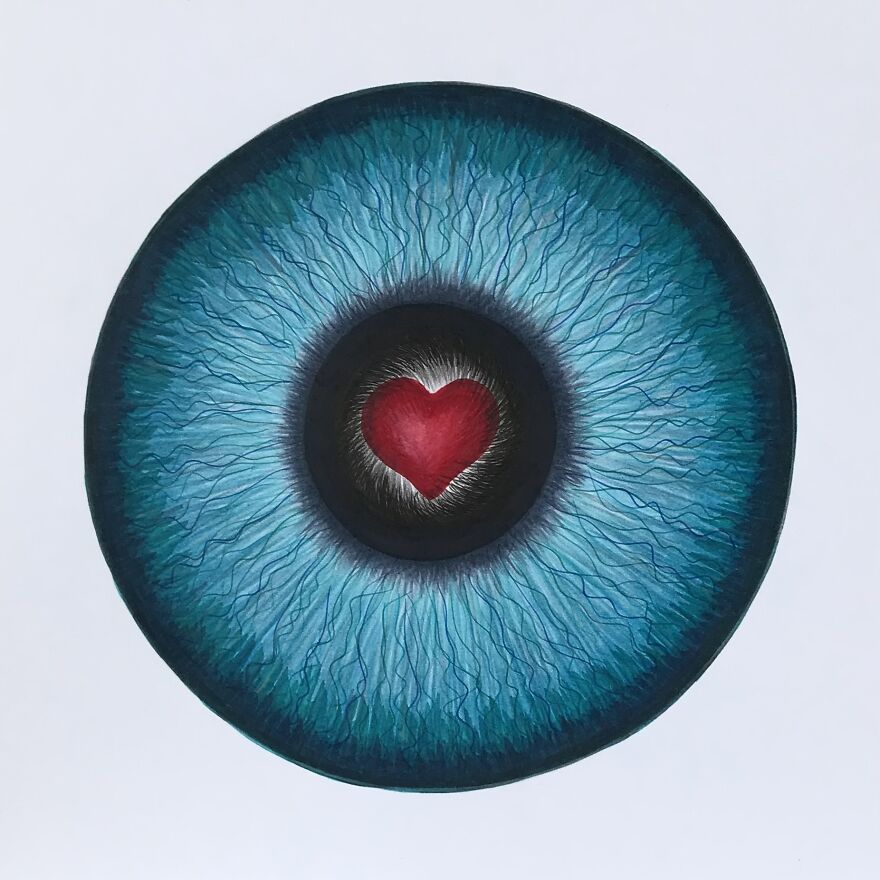 I Draw Interesting Pupils Of The Eyes, Here Are 11 Of Them