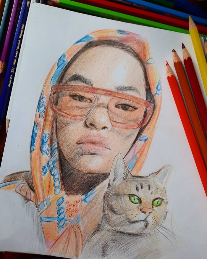 I See Something Special In Everyone And That's Why I Create These Portraits (20 Pics )