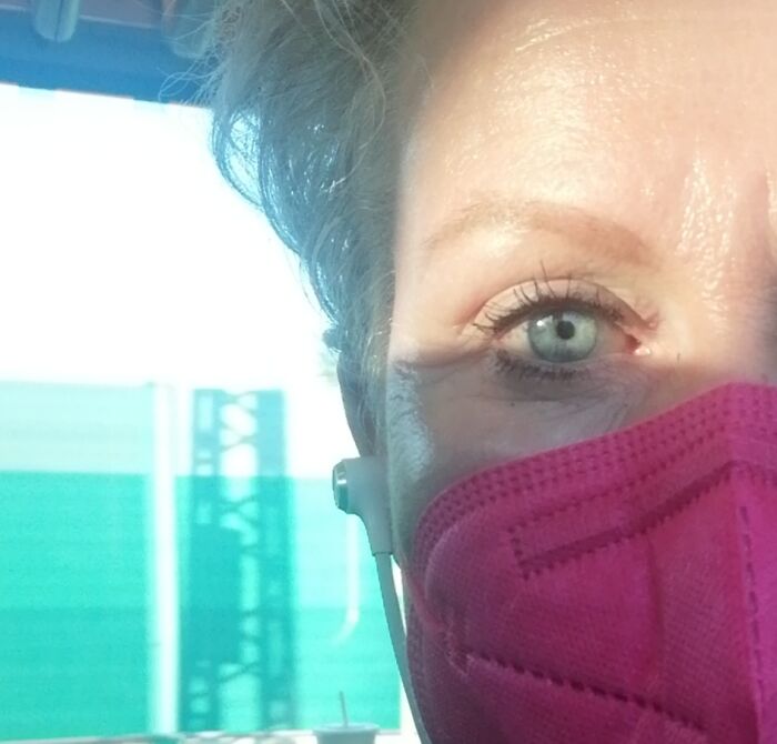 Self Portrait, Just A Quick Shot On A Train