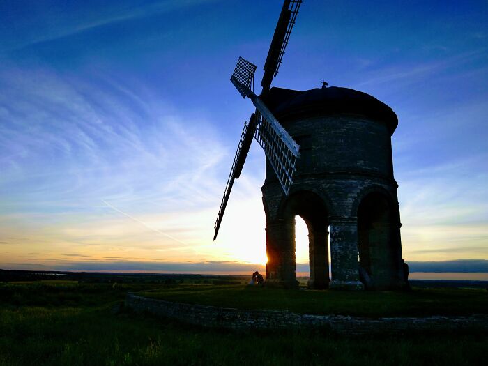 Sunset At Windmill.