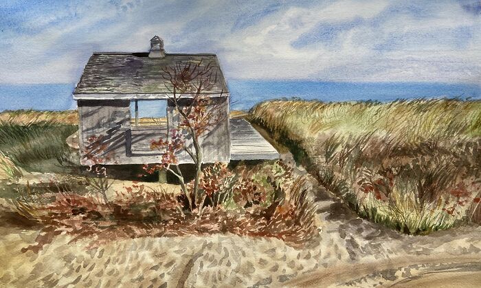 10 Martha's Vineyard Watercolors By Russian Artist