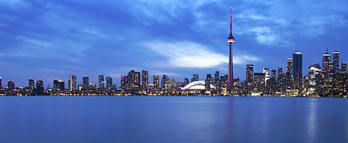 Sunset From Centre Island In Toronto